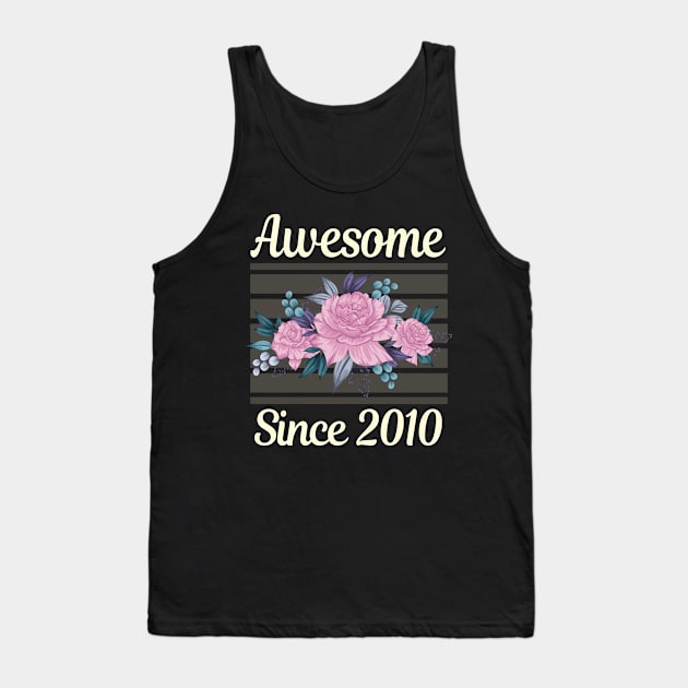 Violet Flowers 2010 Tank Top by lainetexterbxe49